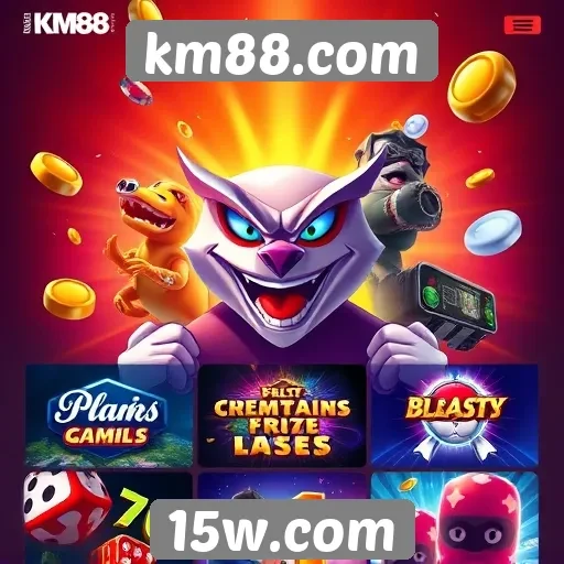 Análise da variedade de jogos disponíveis no km88.com